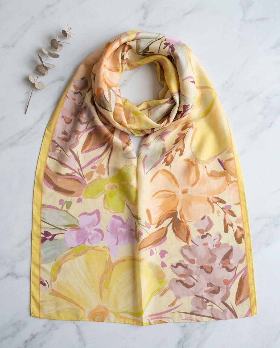 Lily Design Hijab - Butter Yellow view 3