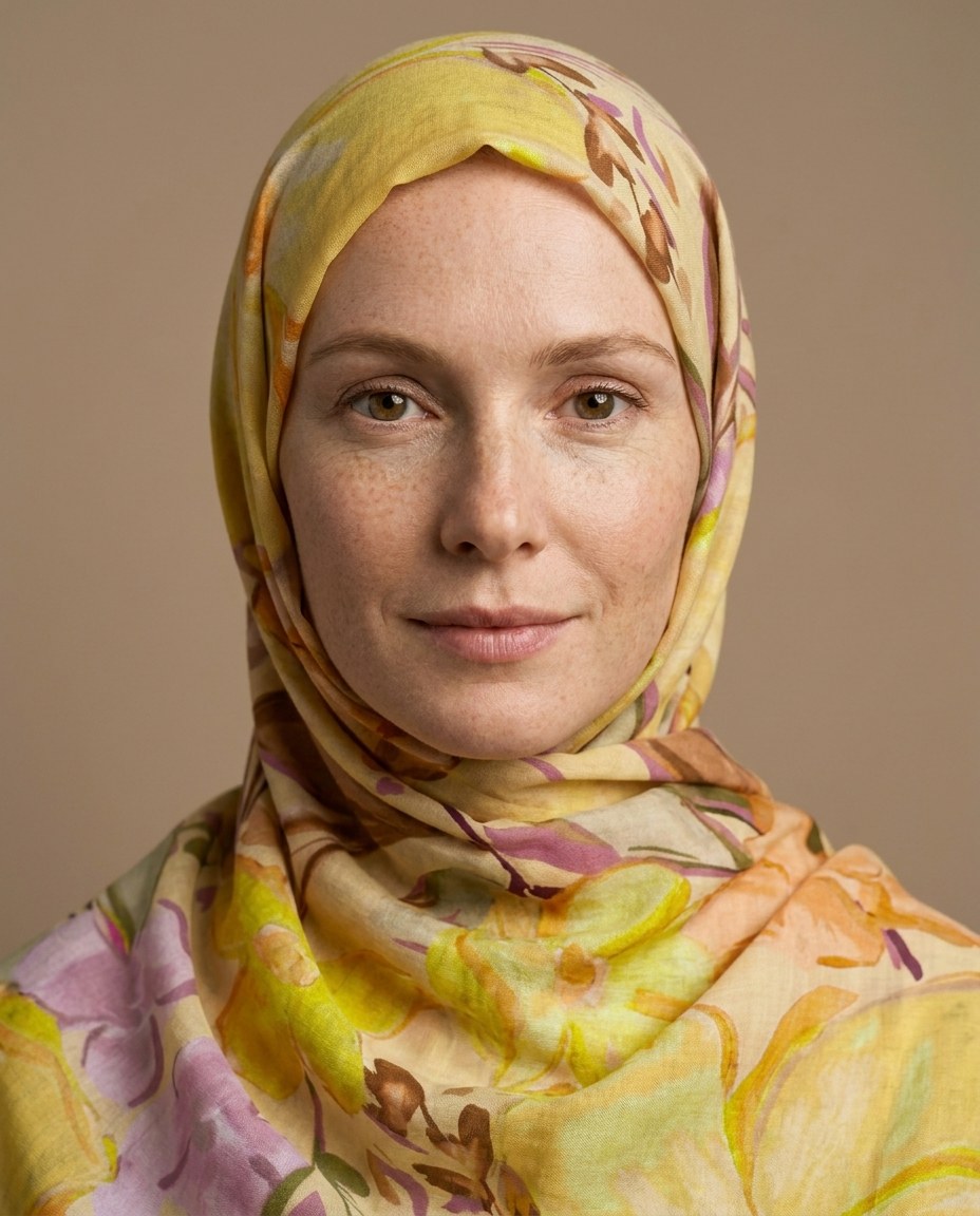 Lily Design Hijab - Butter Yellow view 2