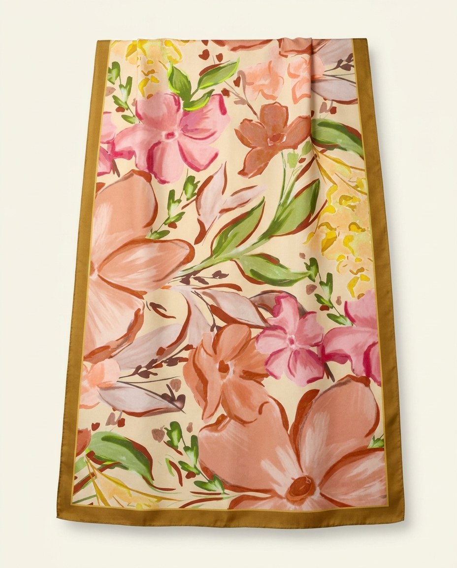 Lily Design Hijab - Mustard scarf