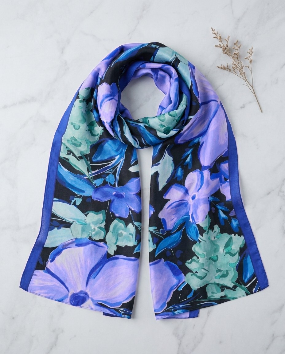 Lily Design Hijab - Night Blue view 3