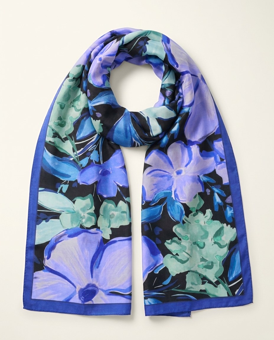 Lily Design Hijab - Night Blue scarf