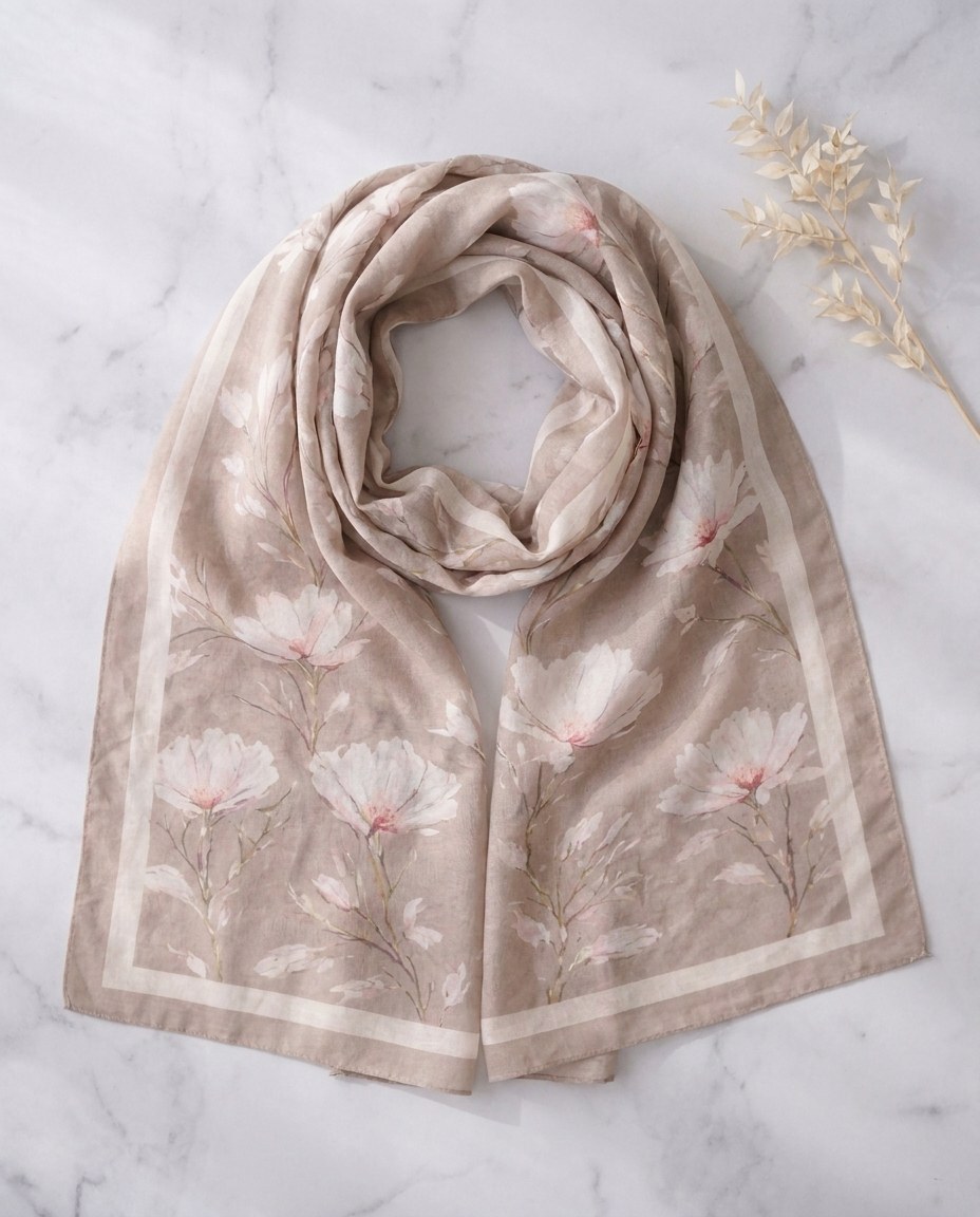 Silk Garden Hijab-Earth view 2