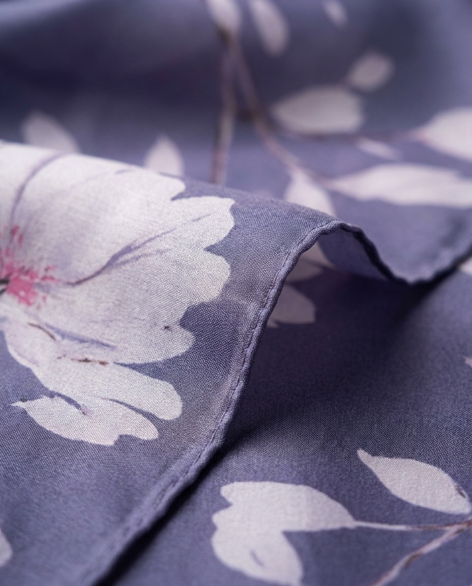 Silk Garden Hijab-Lavender view 3