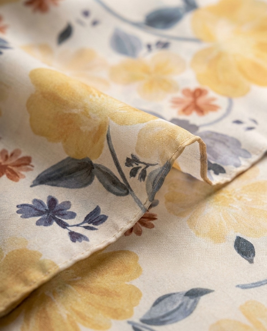 Spring Rose Hijab-Yellow view 3